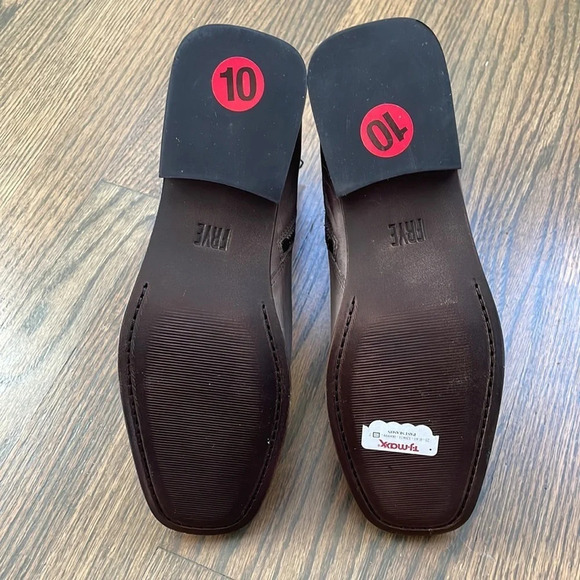 NEW FRYE River Inside Zip Bootie in Graphite - Picture 14 of 15